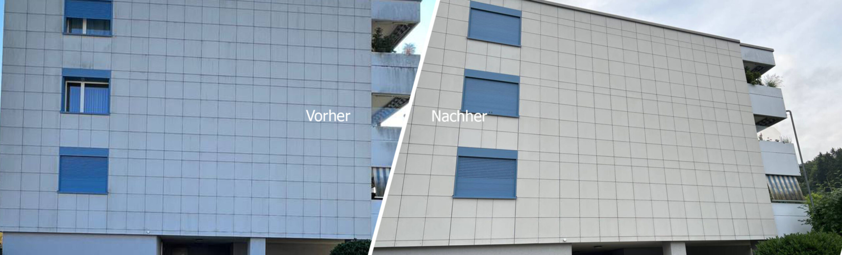 Fassadenreinigung- und Graffitientfernung